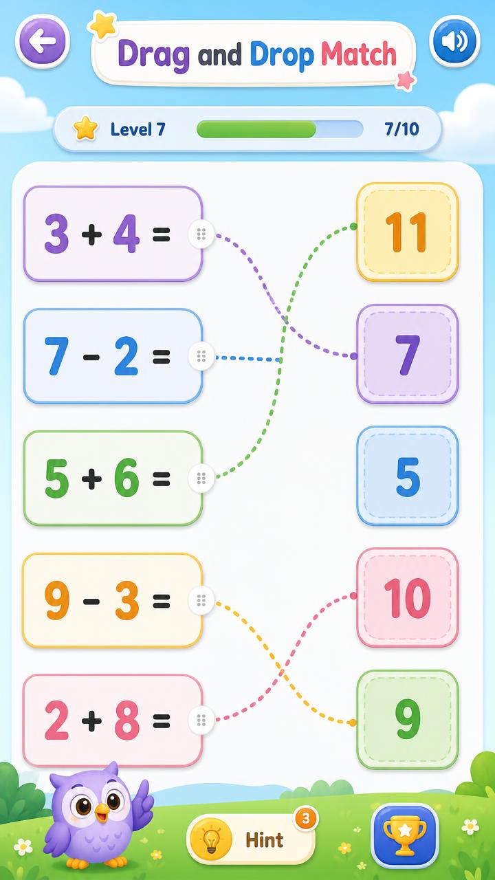 Drag & Drop Match classroom activity screenshot